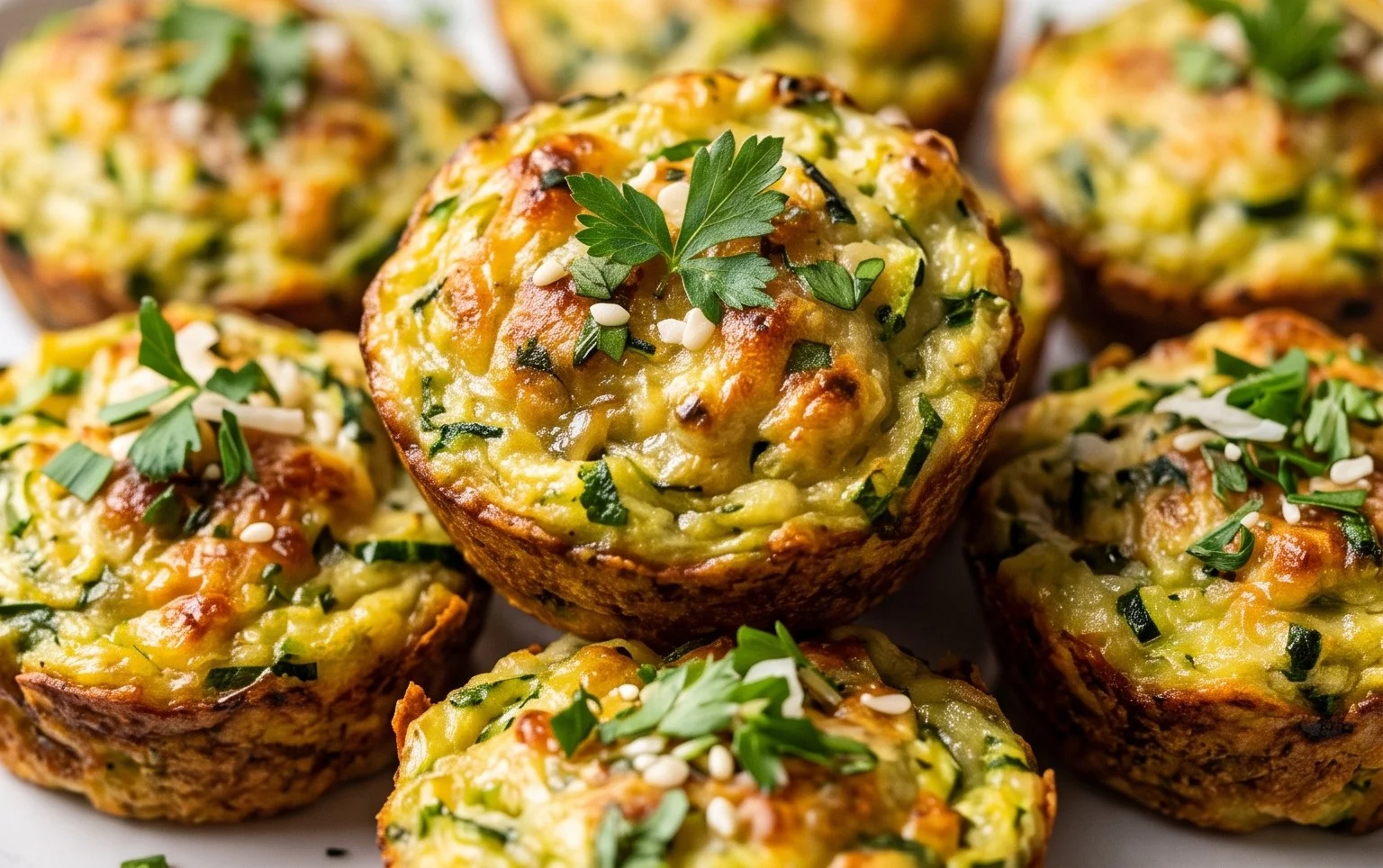Zucchini Garlic Bites