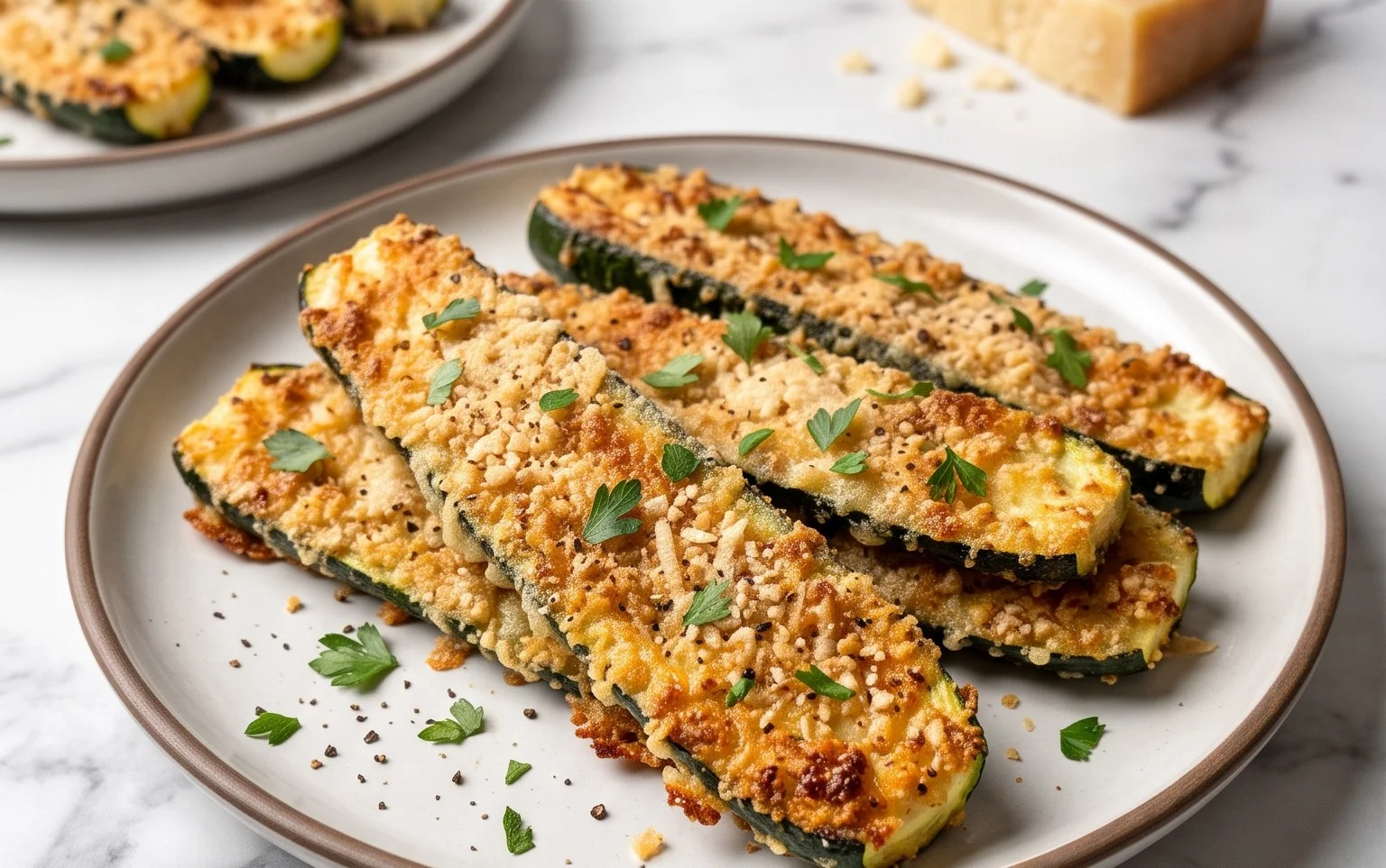 Baked Parmesan Zucchini