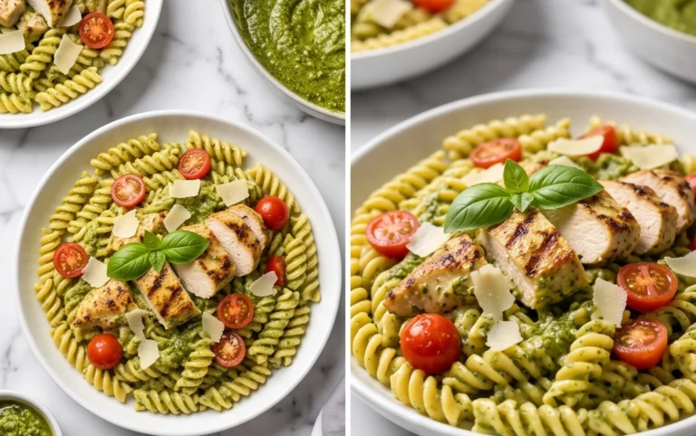 Creamy Chicken Pesto Pasta