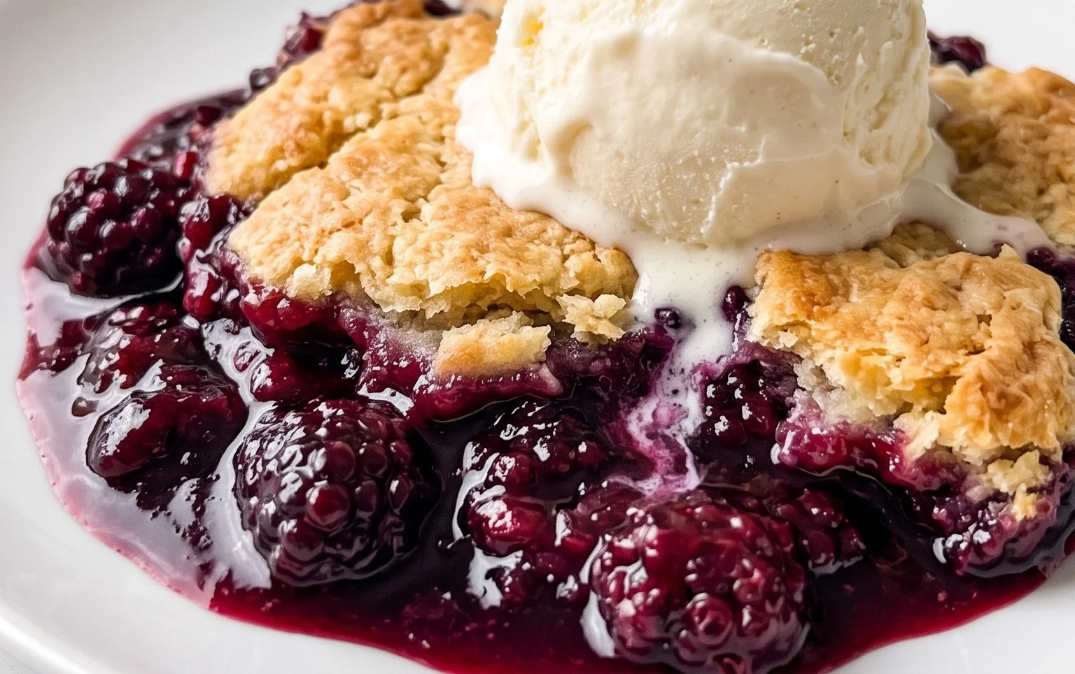 The Pioneer Women's Blackberry Cobbler