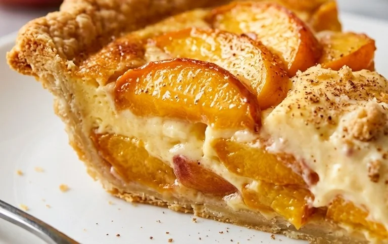 Peaches and Cream Pie