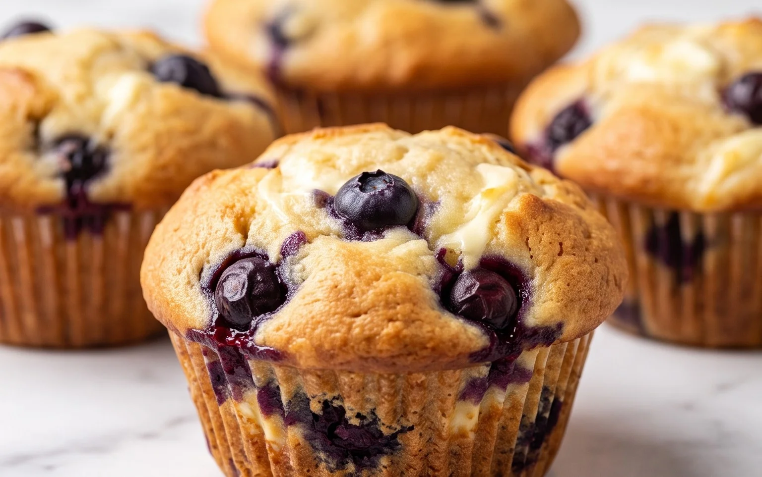 Berry Cream Cheese Muffins