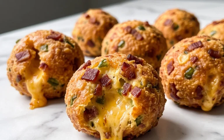 Beef Bacon Jalapeño Popper Cheese Balls