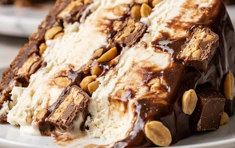 Buster Bar Ice Cream Cake