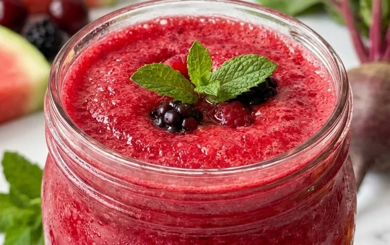 Watermelon Cherry Berry Beet Juice