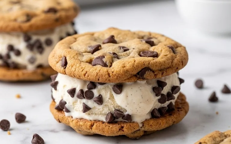 Cookie Ice Cream Sandwiches (Like a Chipwich!)