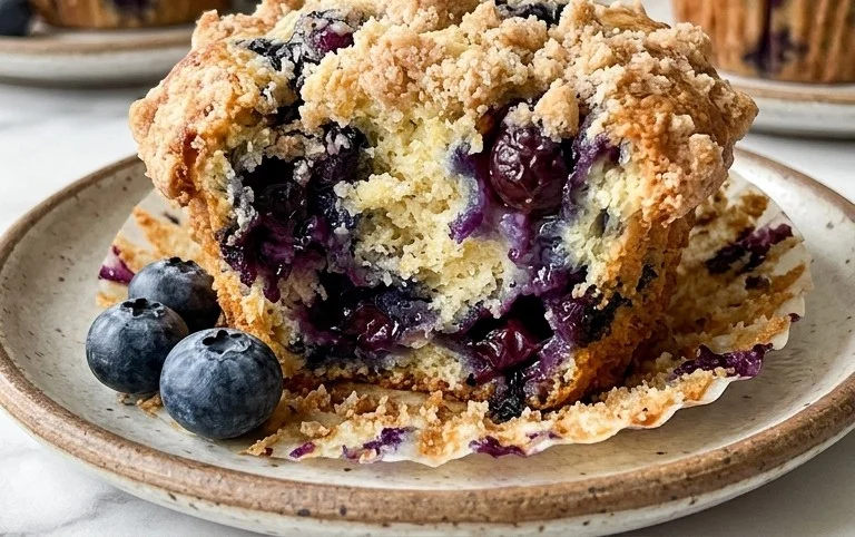 Homemade Blueberry Muffins