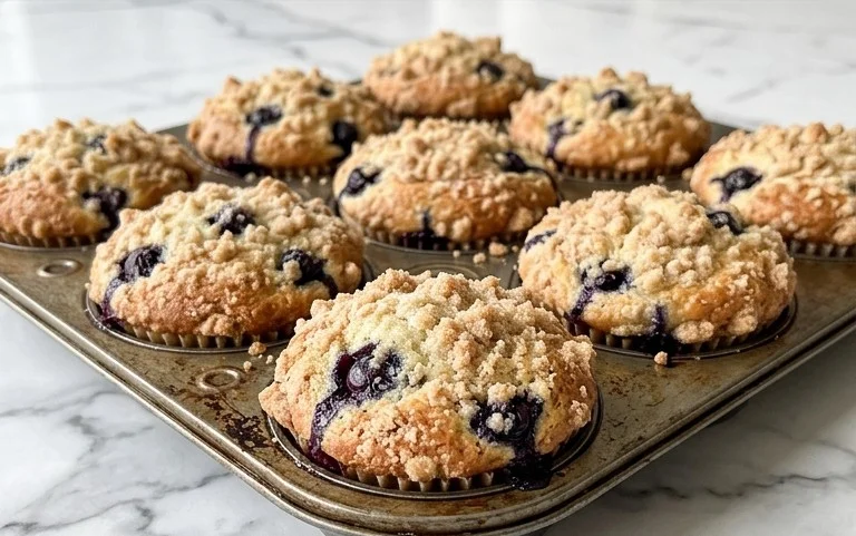 Homemade Blueberry Muffins