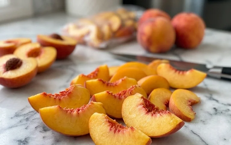 Freezing Peaches, How to Easily Freeze Peaches