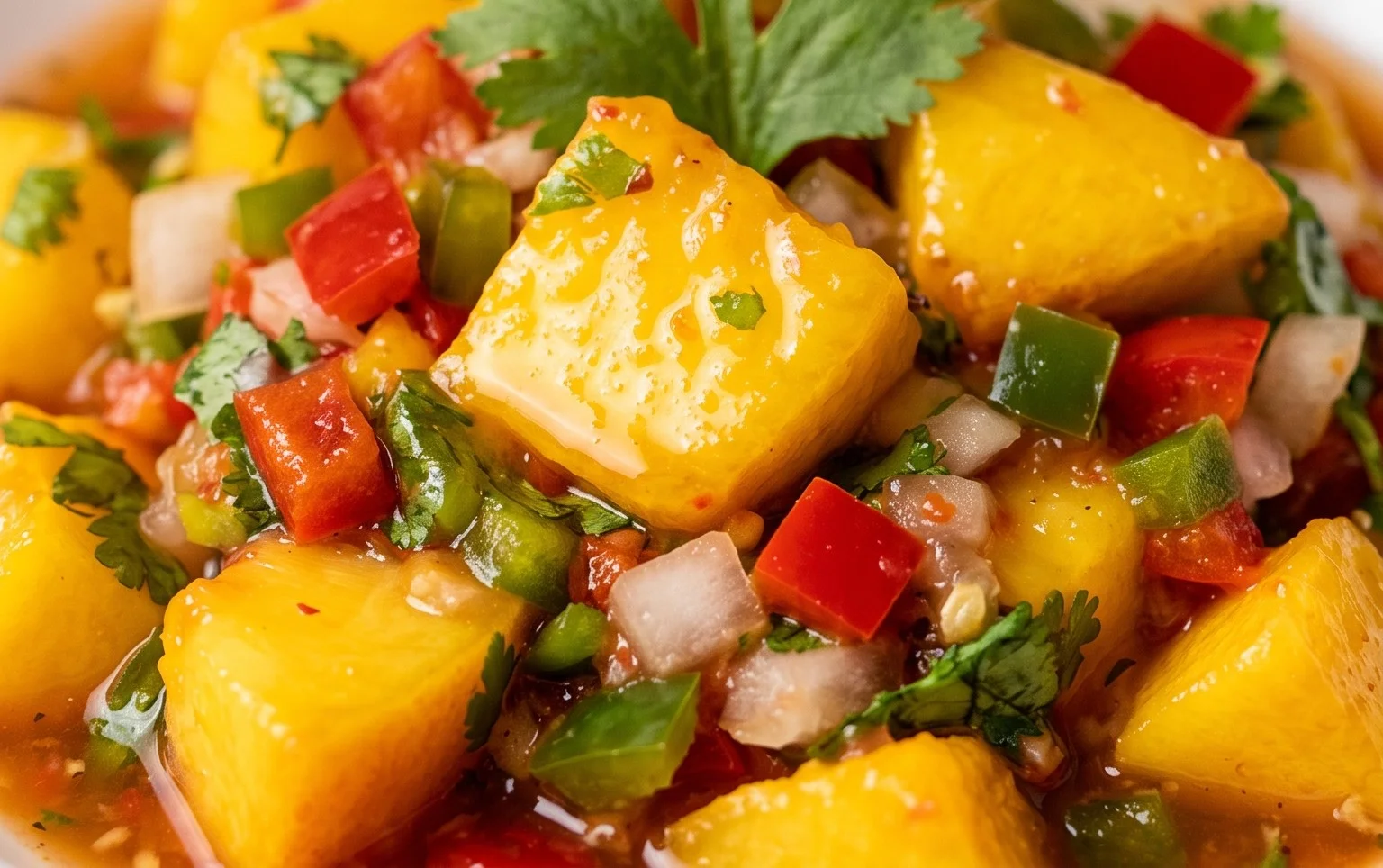 Sweet & Spicy Peach Salsa Canning Recipe
