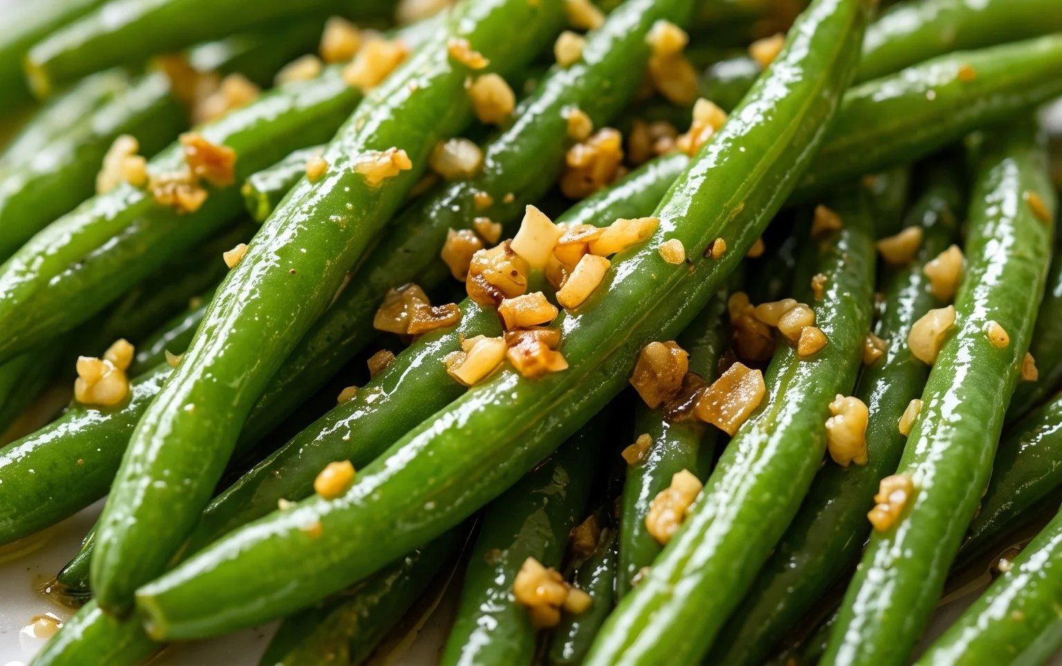 Sautéed Green Beans Recipe with Garlic