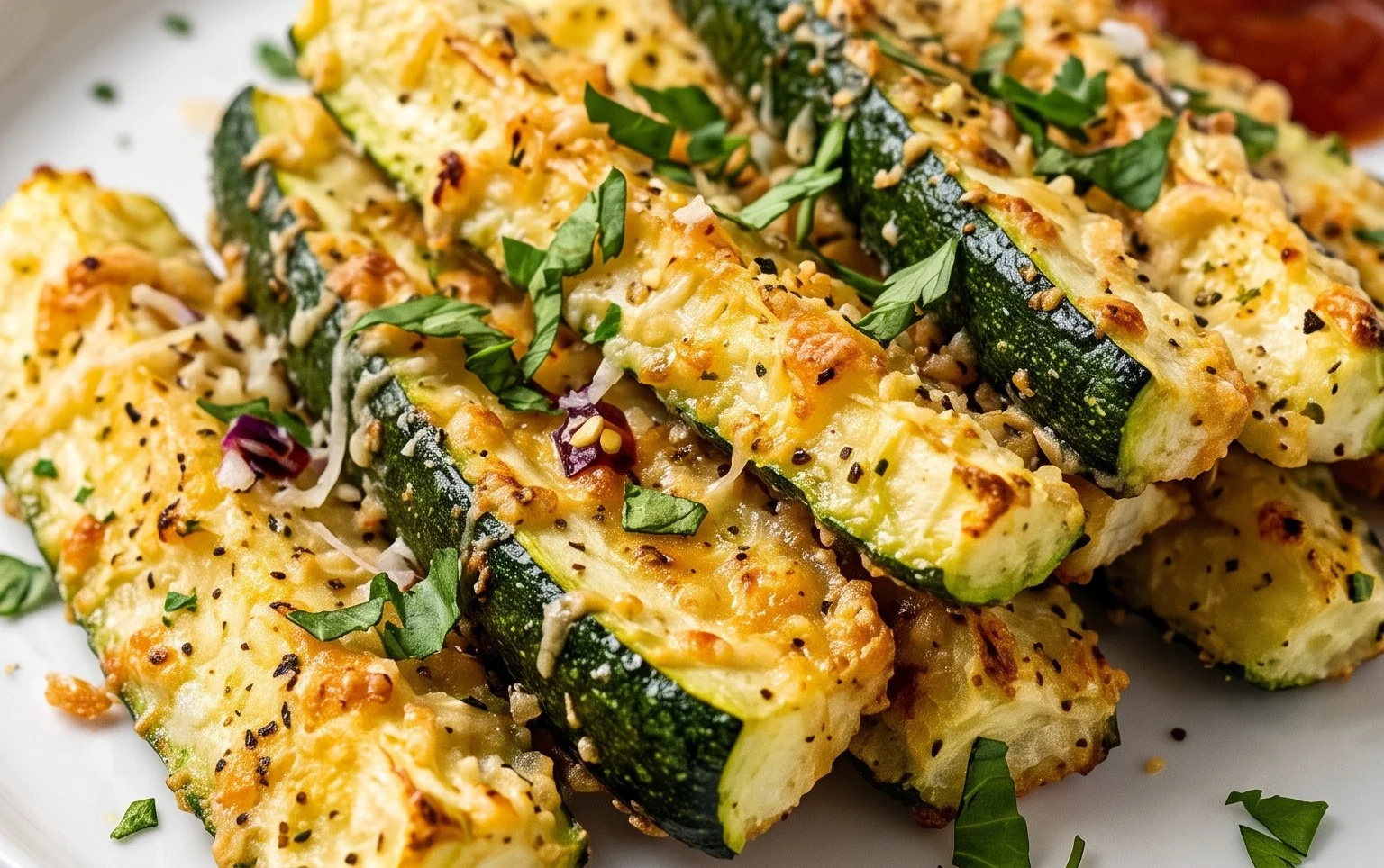 Baked Parmesan Zucchini Fries
