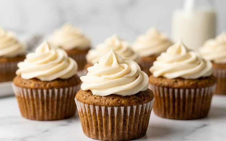 Zucchini Cupcakes with Cream Cheese Frosting