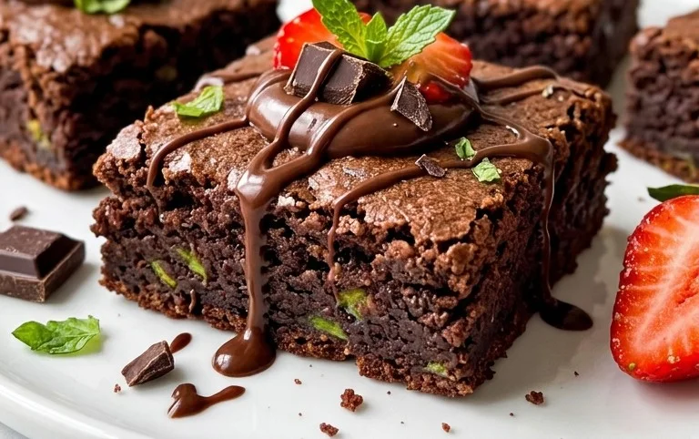 Secretly Healthy Zucchini Brownies