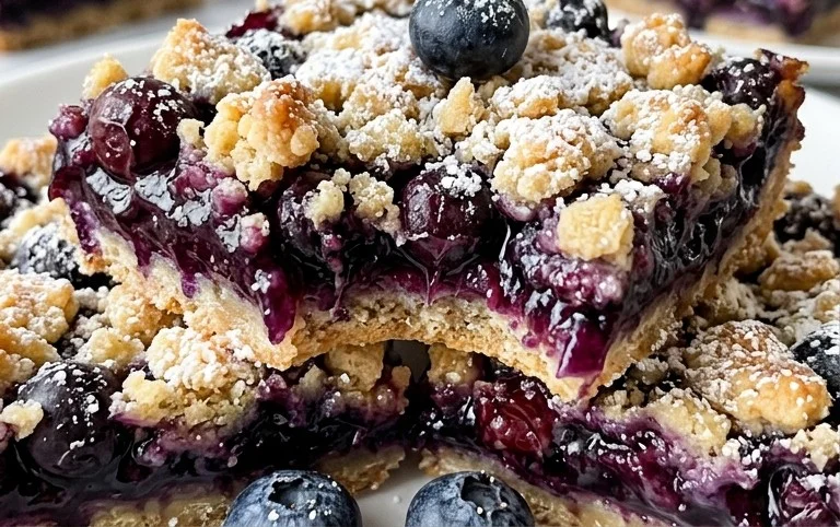 Easy Blueberry Pie Bars