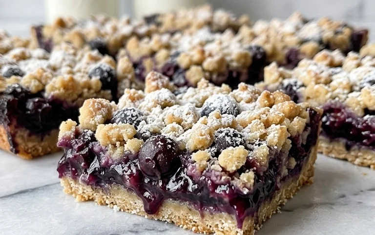 Easy Blueberry Pie Bars