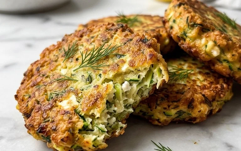 Kolokithokeftedes (Greek Zucchini Fritters)