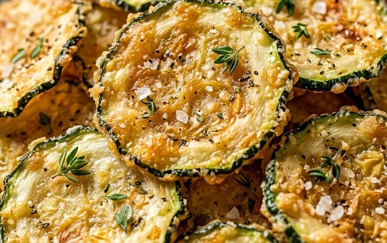 Crispy Baked Zucchini Chips