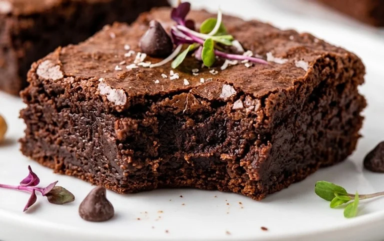 Flourless Chickpea Brownies (Vegan & Gluten Free)
