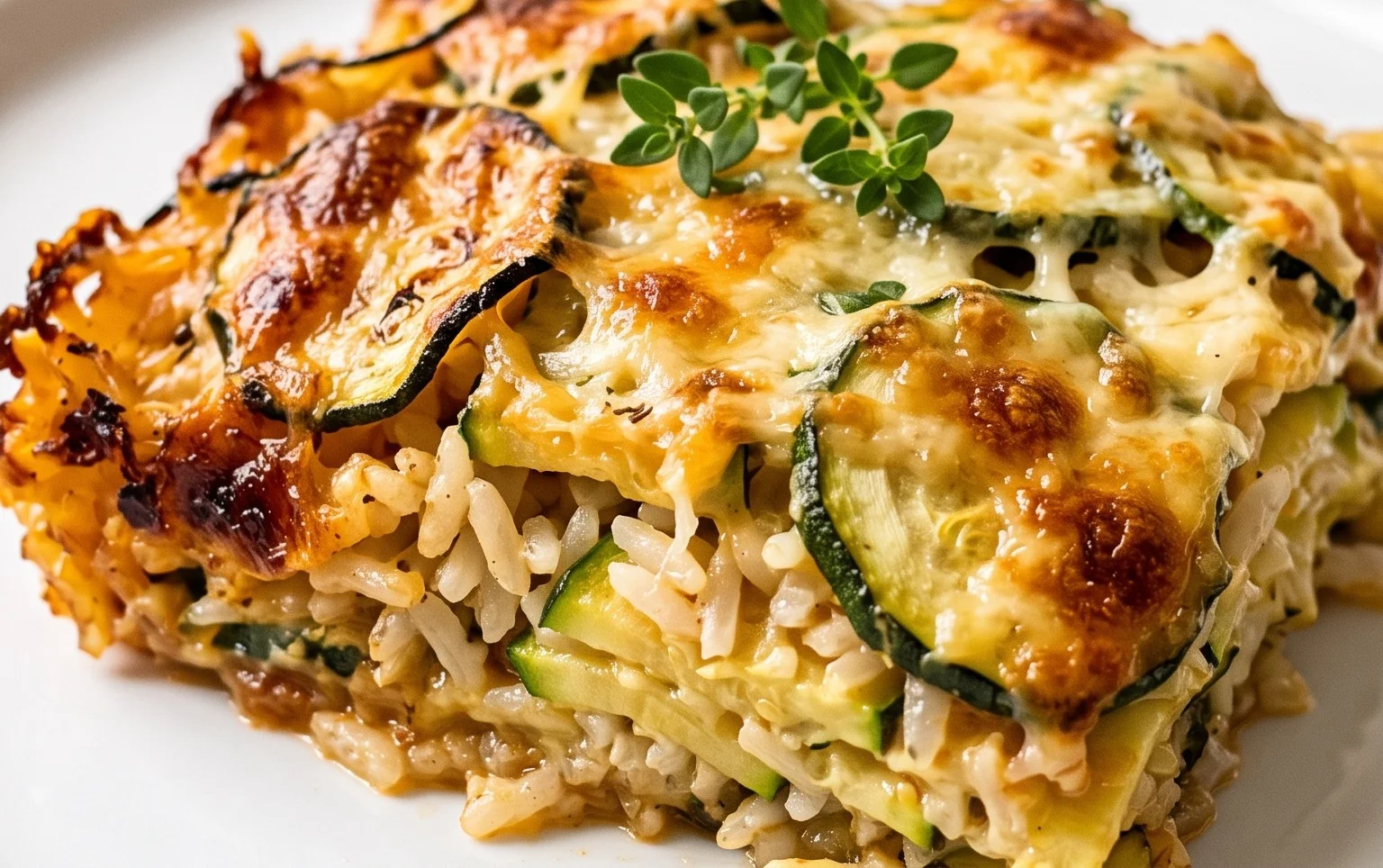 Julia Child's Zucchini and Rice Gratin (Tian de Courgettes au Riz)