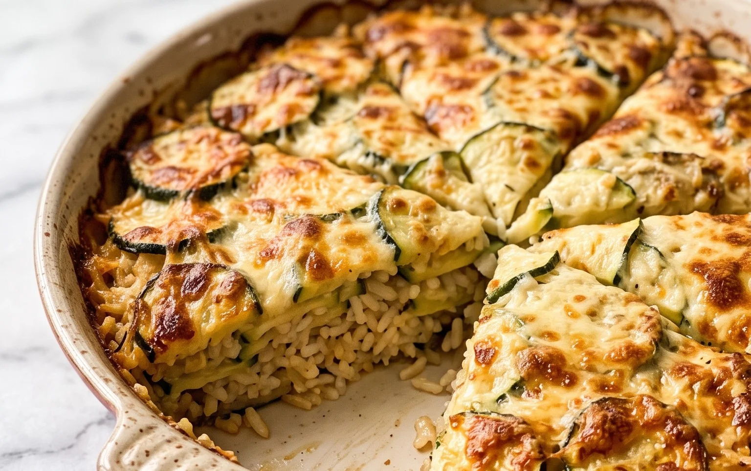 Julia Child's Zucchini and Rice Gratin (Tian de Courgettes au Riz)
