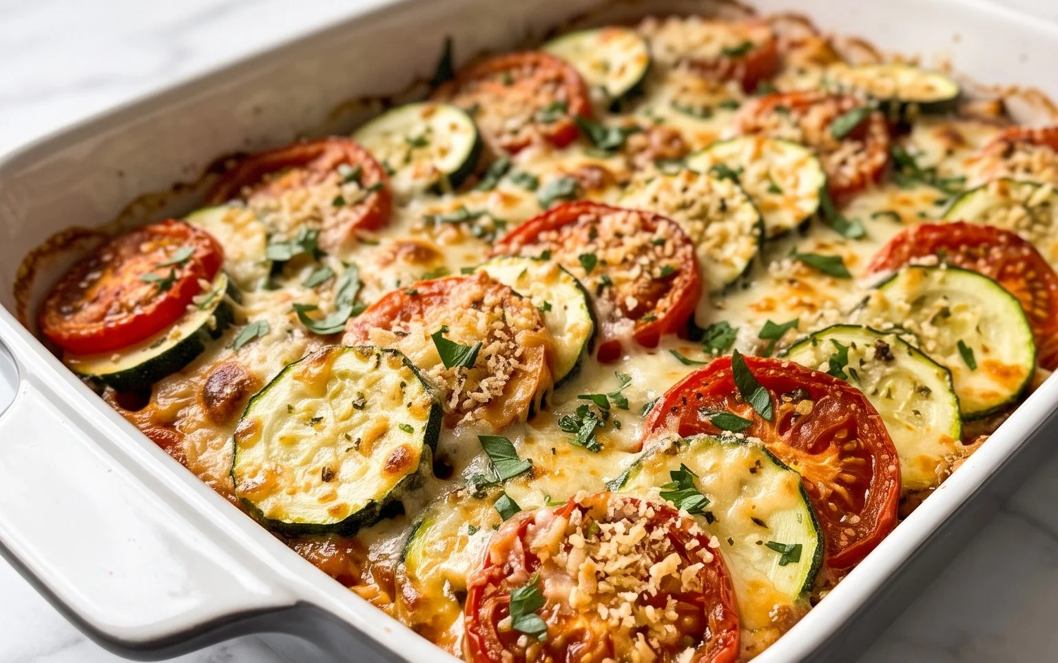 Zucchini Tomato Bake