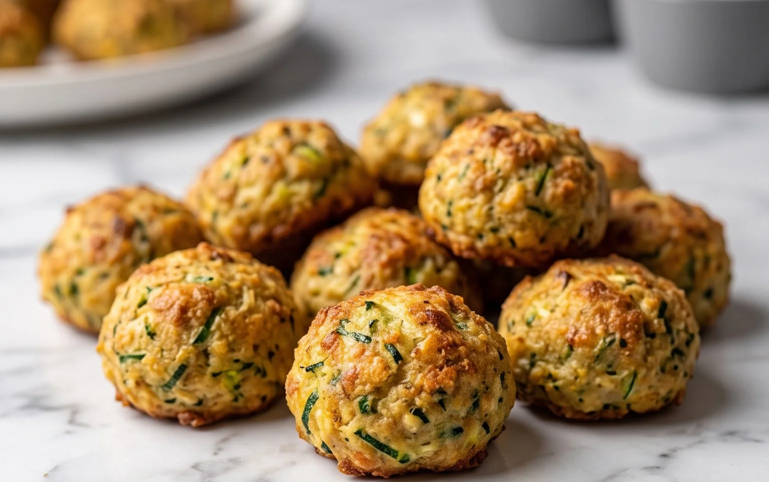 Zucchini Garlic Bites