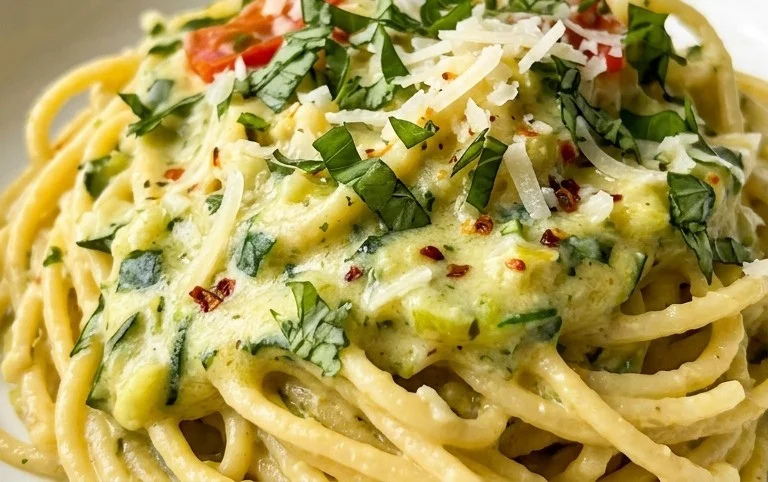 Simple Fresh Zucchini Pasta Sauce