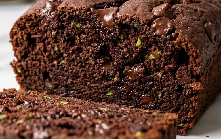Double Dark Chocolate Zucchini Bread