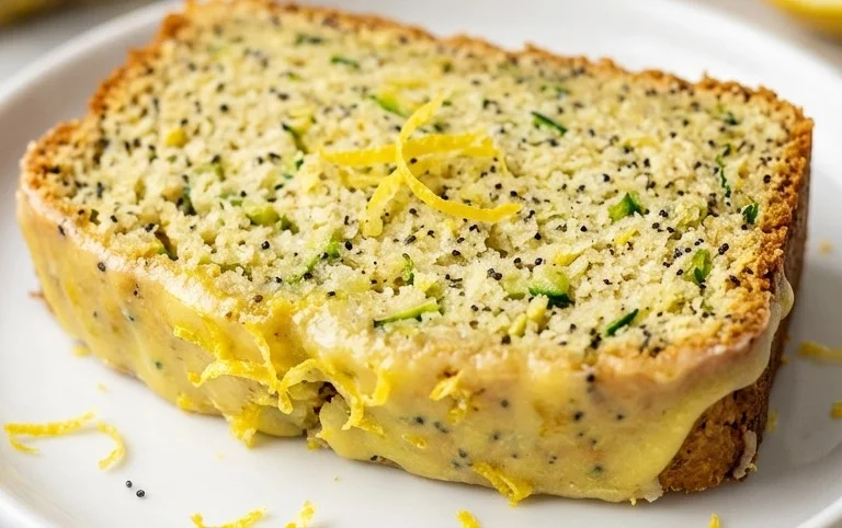Easy Lemon Poppy Seed Zucchini Bread