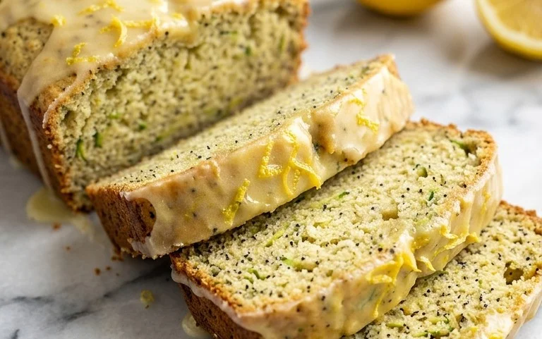 Easy Lemon Poppy Seed Zucchini Bread